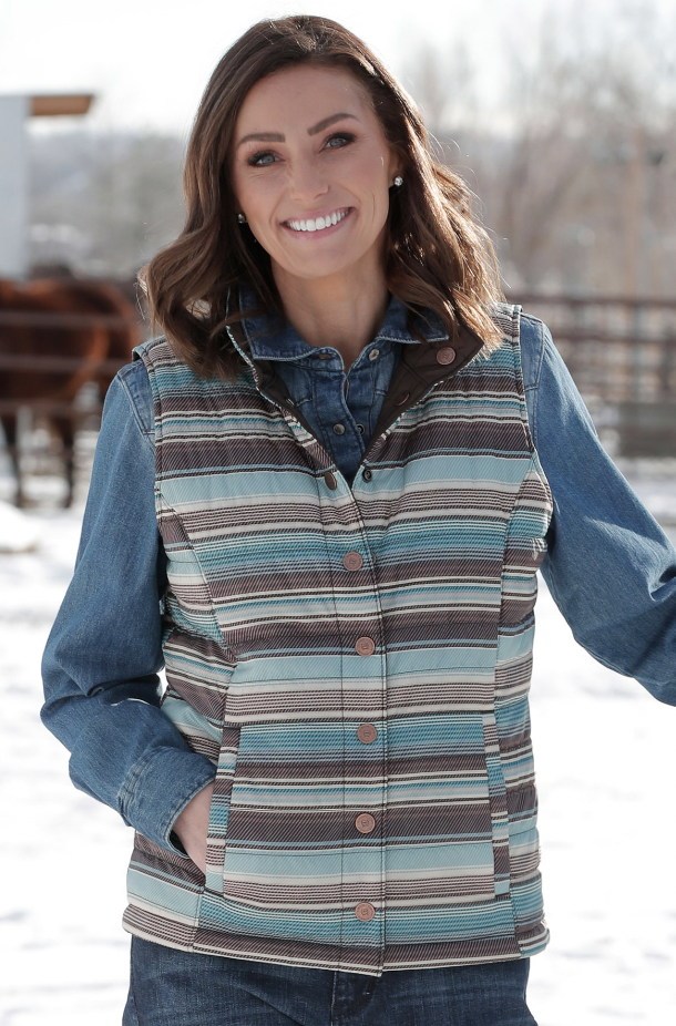 Cinch Women's Reversible Quilted Vest C4.