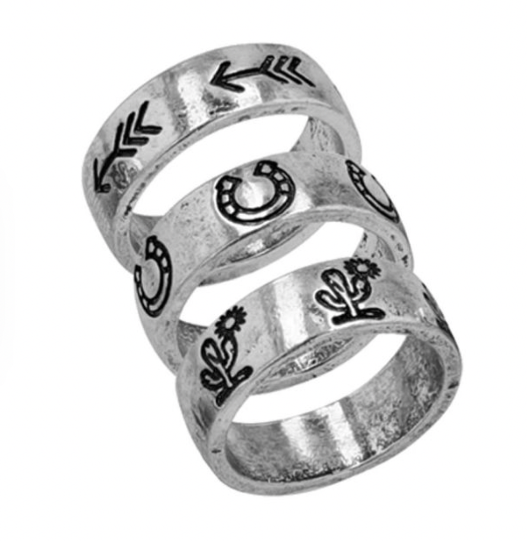 Montana Silversmith Attitude Stacked Rings