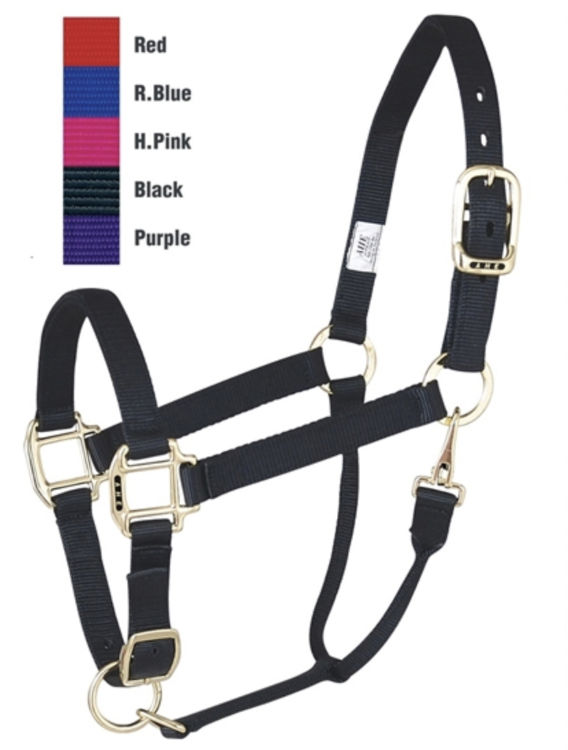 AHE Nylon Adjustable Horse Halter