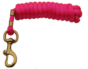 AHE Two Tone Poly Lead Rope Brass Bolt Snap