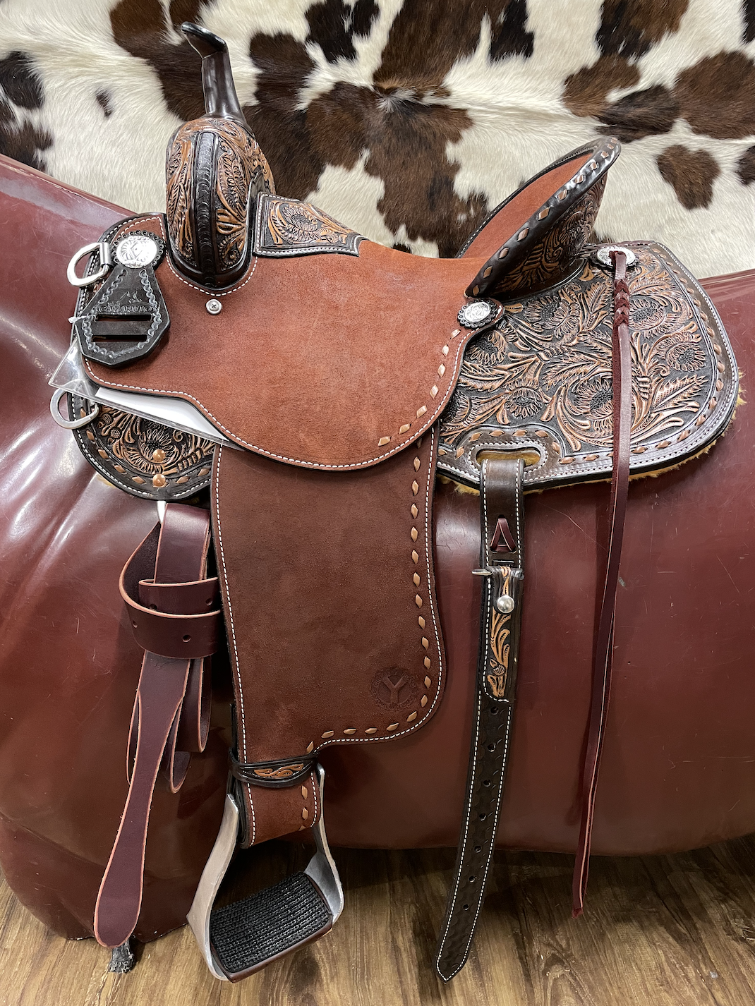 Circle Y Team Camarillo 14" Show Stopper Barrel Saddle