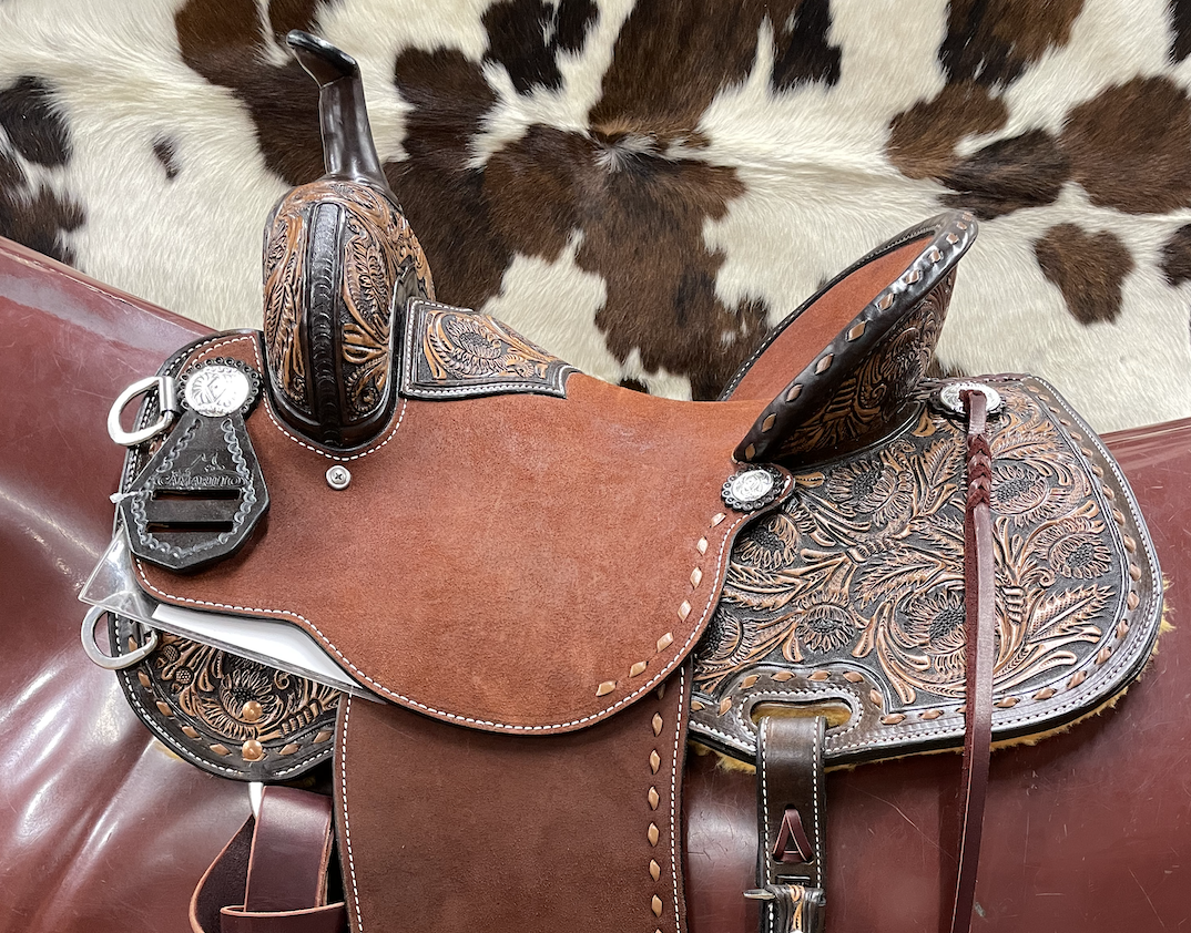 Circle Y Team Camarillo 14" Show Stopper Barrel Saddle.