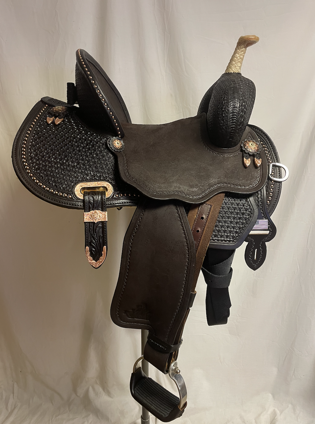 Circle Y Martha Josey Ultimate Cash Barrel Saddle.