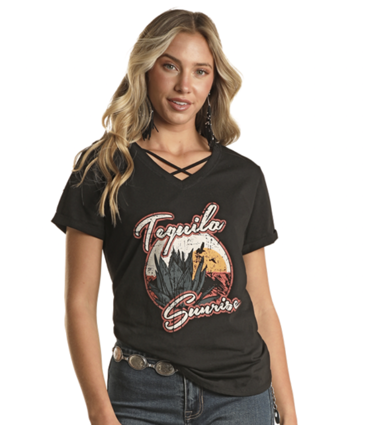 Panhandle Women's Tequila Sunrise Graphic Tee