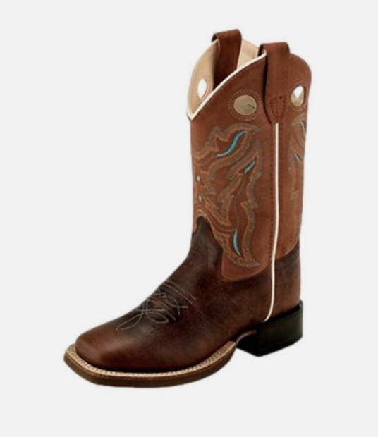 Old West Brown Western Boot