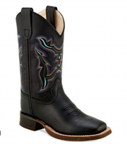 Old West Youth's Black Western Boot