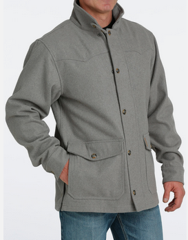 Cinch Men's Lined Wooly Ranch Coat C4.