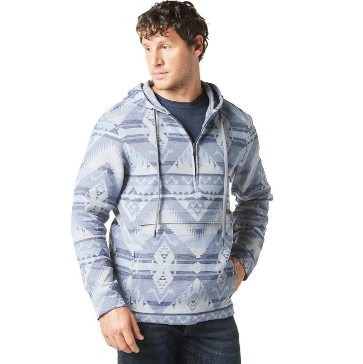 Wrangler Men's Ocean Cavern 1/4 Zip Pullover C4