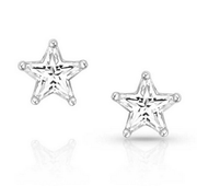 Montana Silversmith North Star Crystal Post Earrings