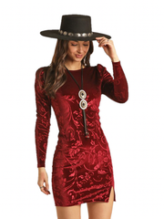 Rock & Roll Cowgirl Velvet Dress