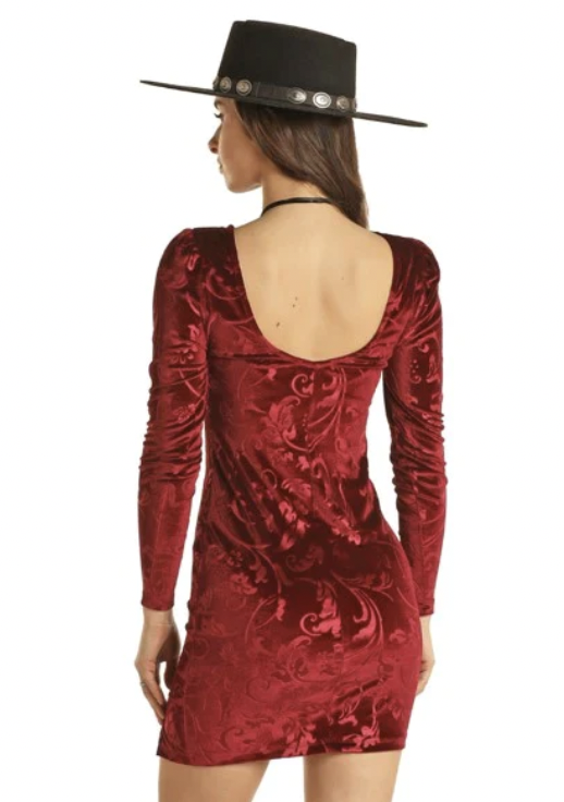 Rock & Roll Cowgirl Velvet Dress