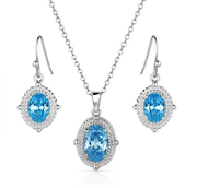 Montana Silversmiths Arctic Crystal Jewelry Set