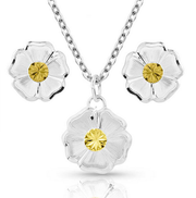 Montana Silversmiths Classic Flowers Jewlery Set