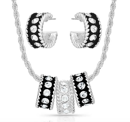 Montana Silversmiths Crystal Shine Jewlery Set