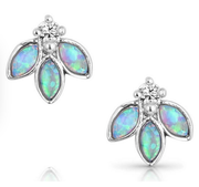 Montana Silversmiths Untamed Opal Earrings