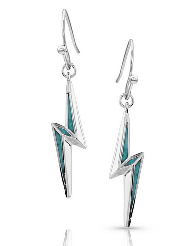 Montana Silversmiths Lightning Earrings.