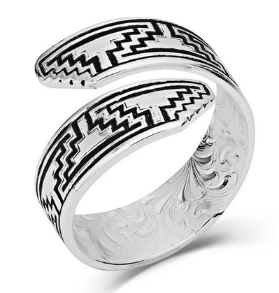 Montana Silversmiths Southwestern Escape Wrap Ring.