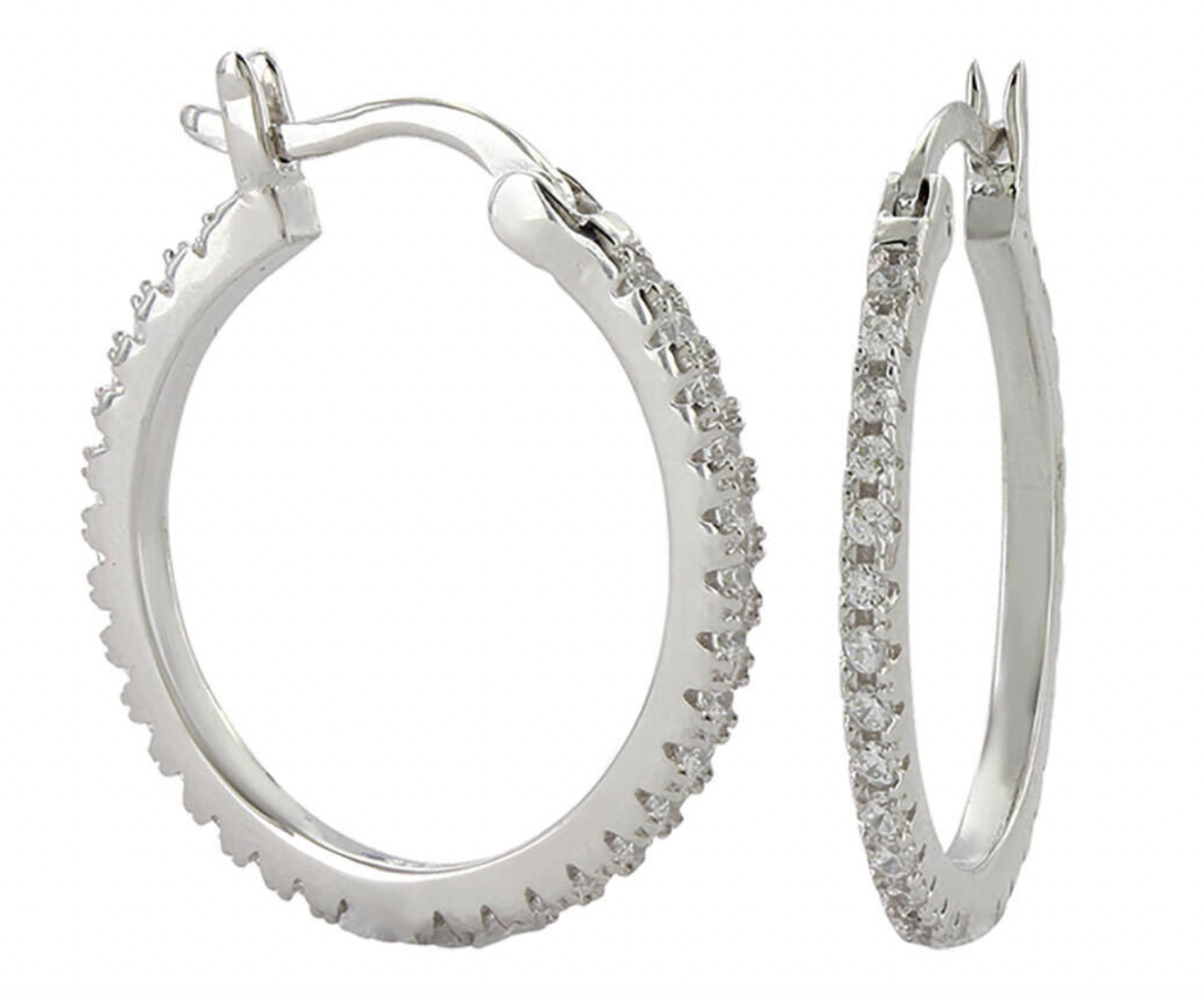 Montana Silversmiths Classic Medium Hoop Earrings.