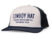 Sendero Cowboy Hat Navy White Cap