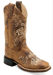 Old West Childrens Embroidered Boot