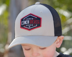 Cinch Boy's Khaki Trucker Cap