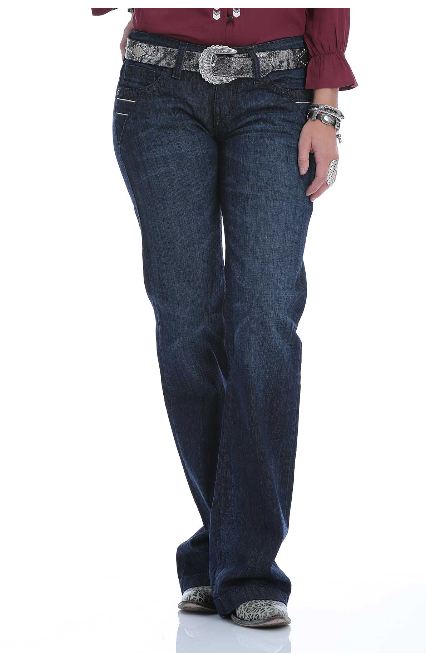 Cinch Women's Jayley Dark Wash Trouser C4.