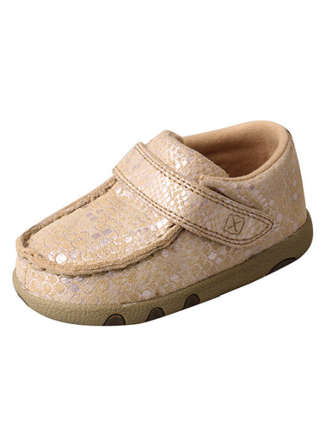 Twisted X Infant's Snake Print Driving Mocs