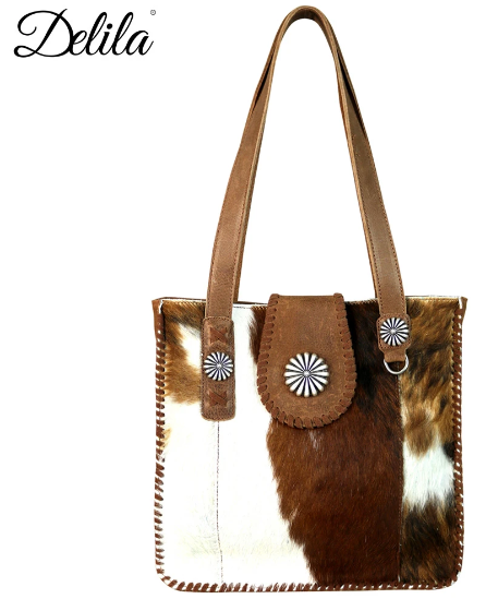 Delila Hair on Hide Tote