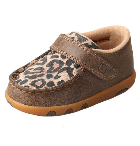 Twisted X Infant's Leopard Driving Moc