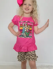 Clover Cottage Leopard Cactus Girls Set