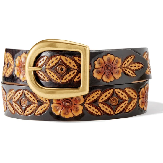 Justin Ladies Brown Sienna Belt