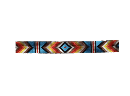 Twister Beaded Hatband