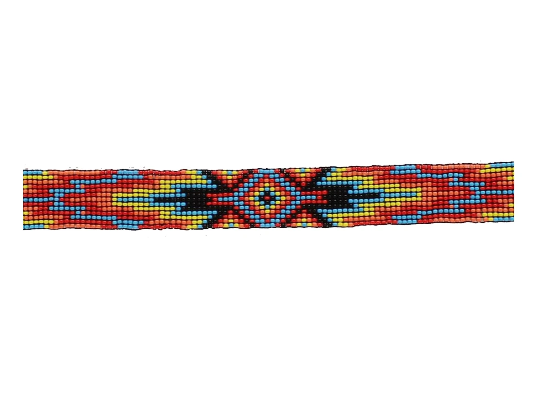 Twister Beaded Hatband