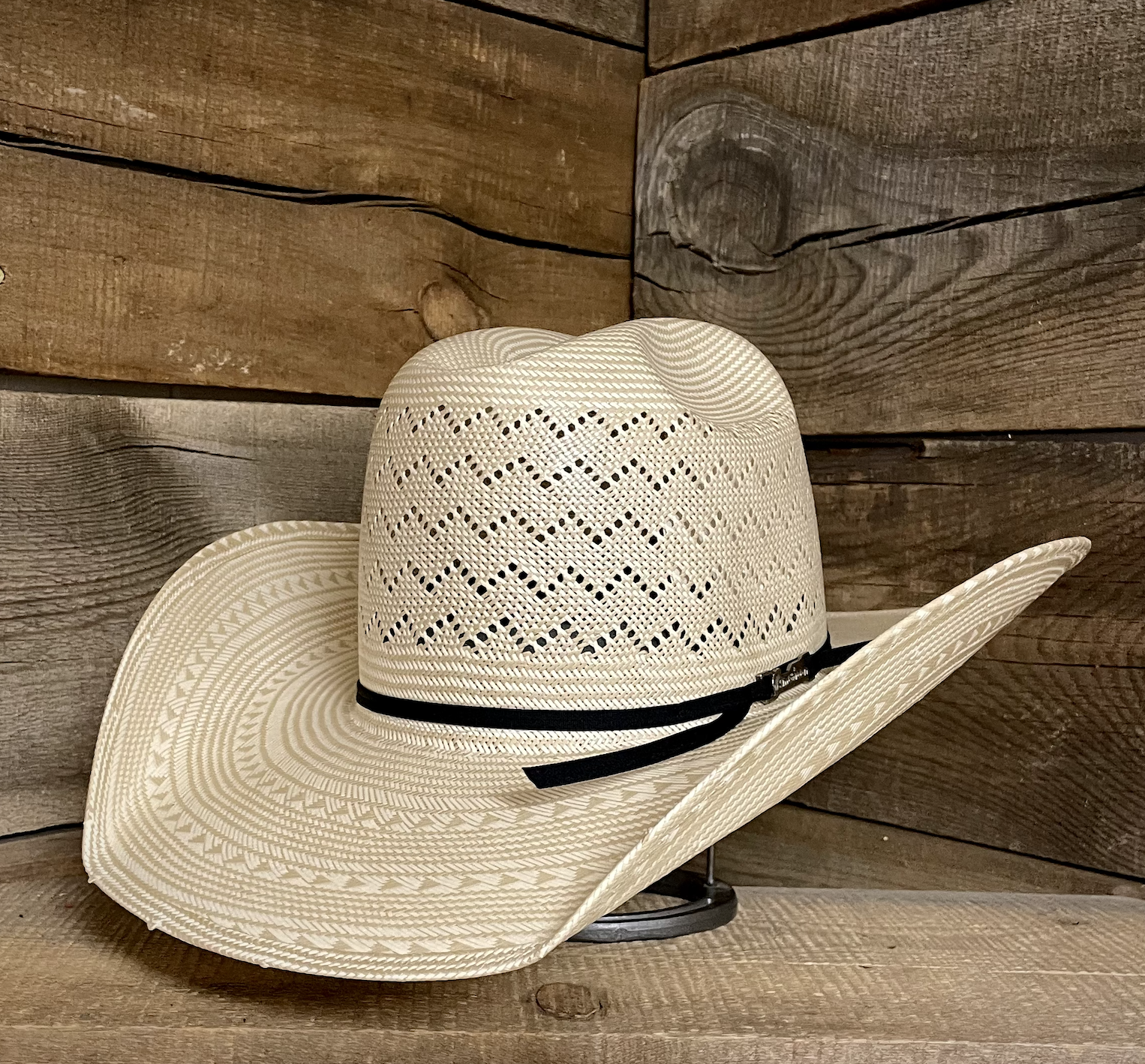 American 6200 4 1/4" Minnick Shaped Straw Hat