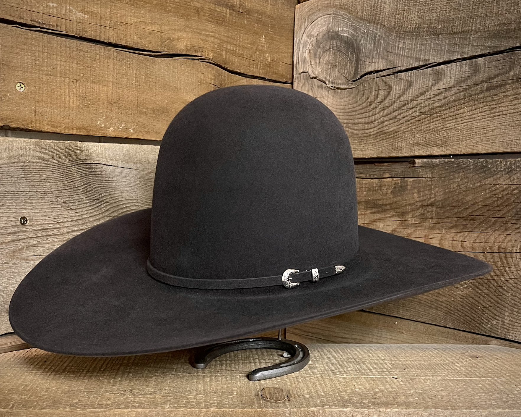 Rodeo King 10X Charcoal 4 1/2" Felt Hat