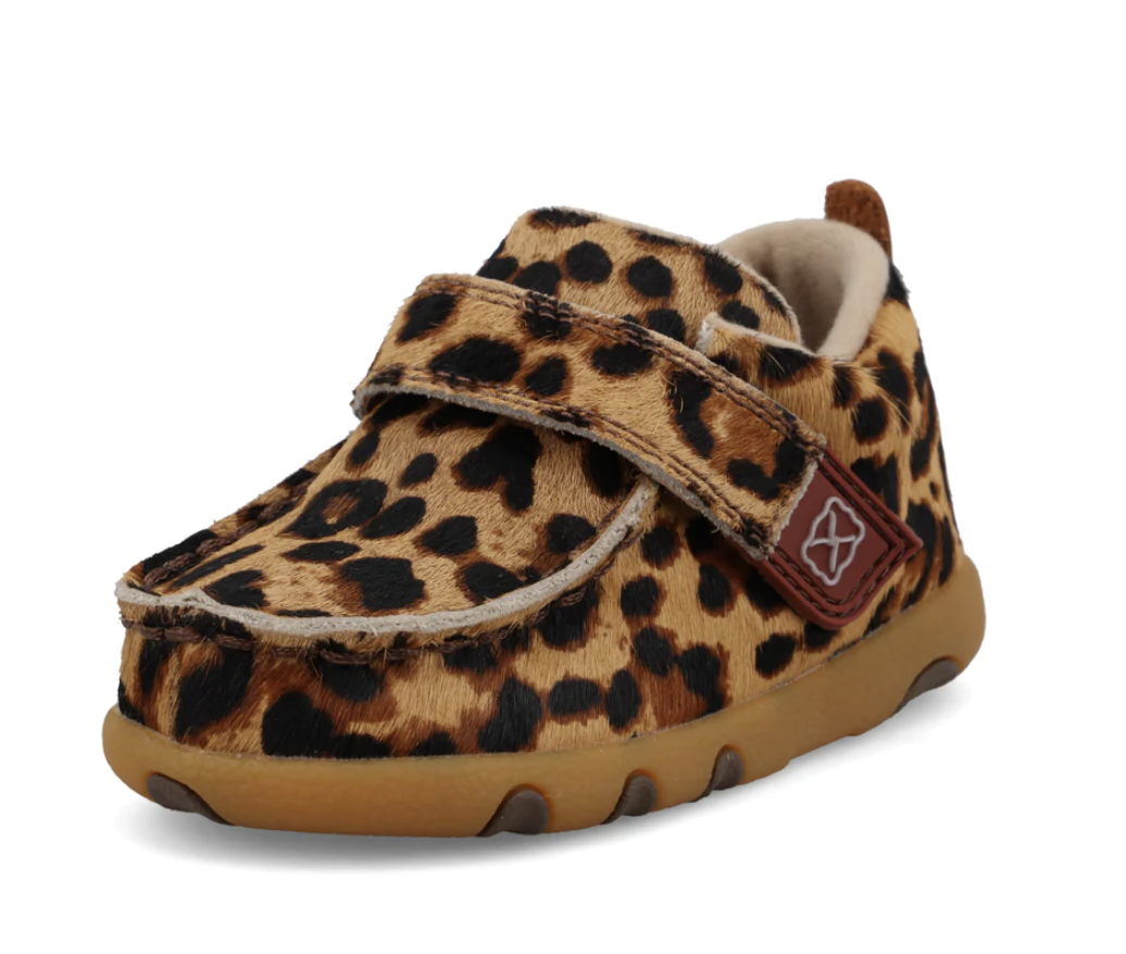 Twisted X Infant's Leopard Driving Moc