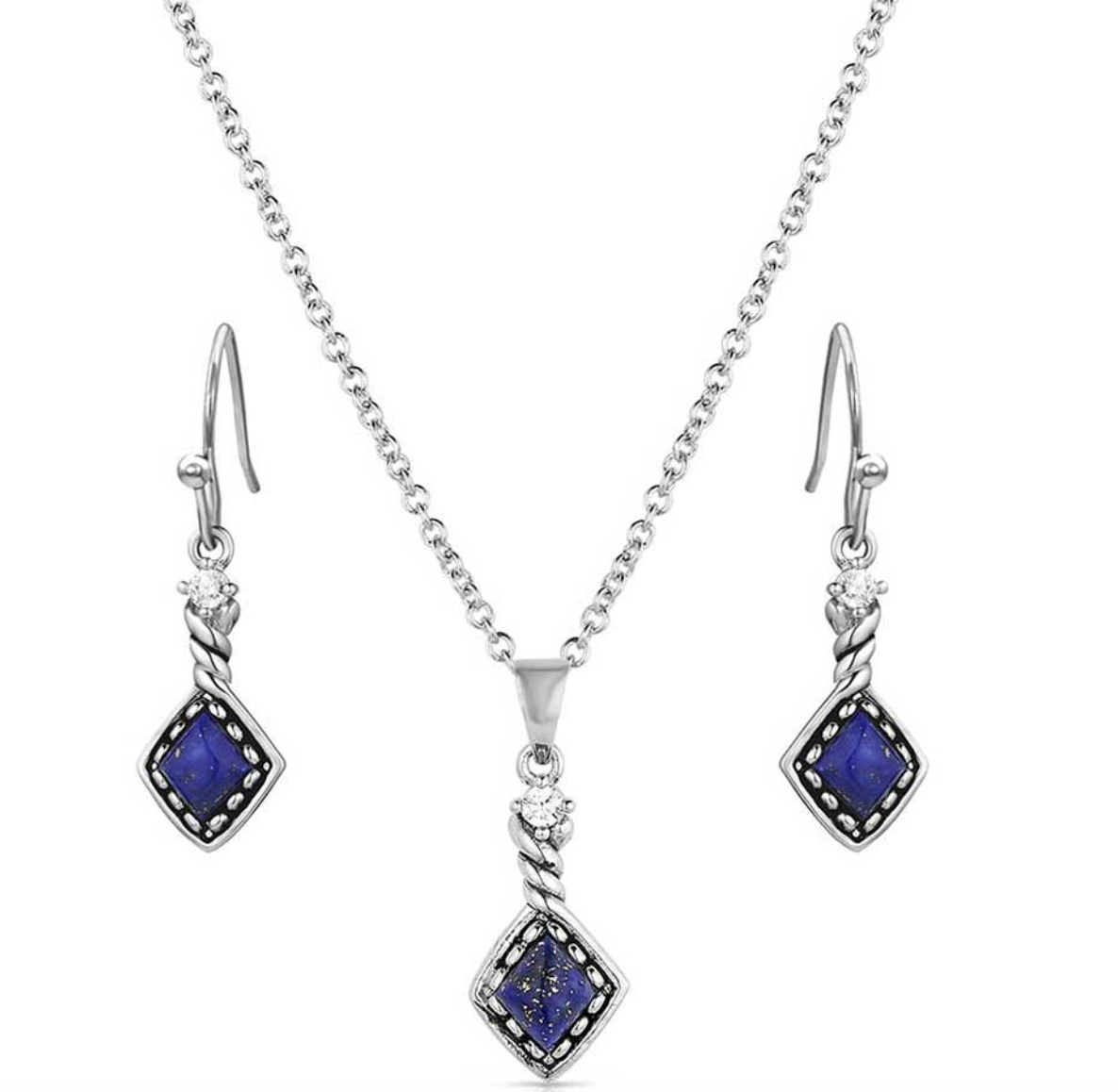 Montana Silversmiths Deep Blue Jewelry Set