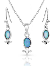 Montana Silversmiths Opal Flourish Jewelry Set