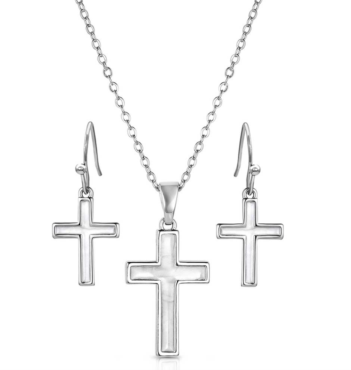 Montana Silversmiths Unwavering Devotion Cross Jewelry Set