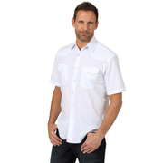 Wrangler Men's White Short Sleeve Shirt