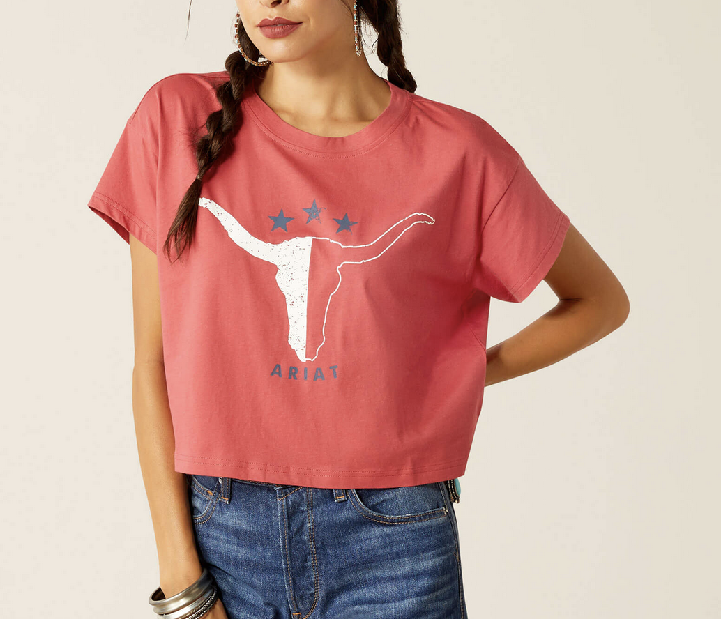 Ariat Women's Lonestar Crop Top Tee