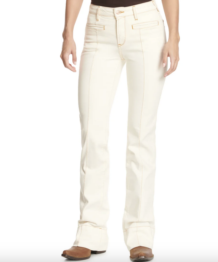 Ariat Women's Larissa White Slim Trouser