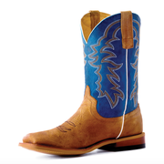 Horse Power Kids Tan and Blue Boot