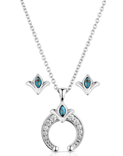 Montana Silversmiths Simple Squash Blossom Jewlery Set