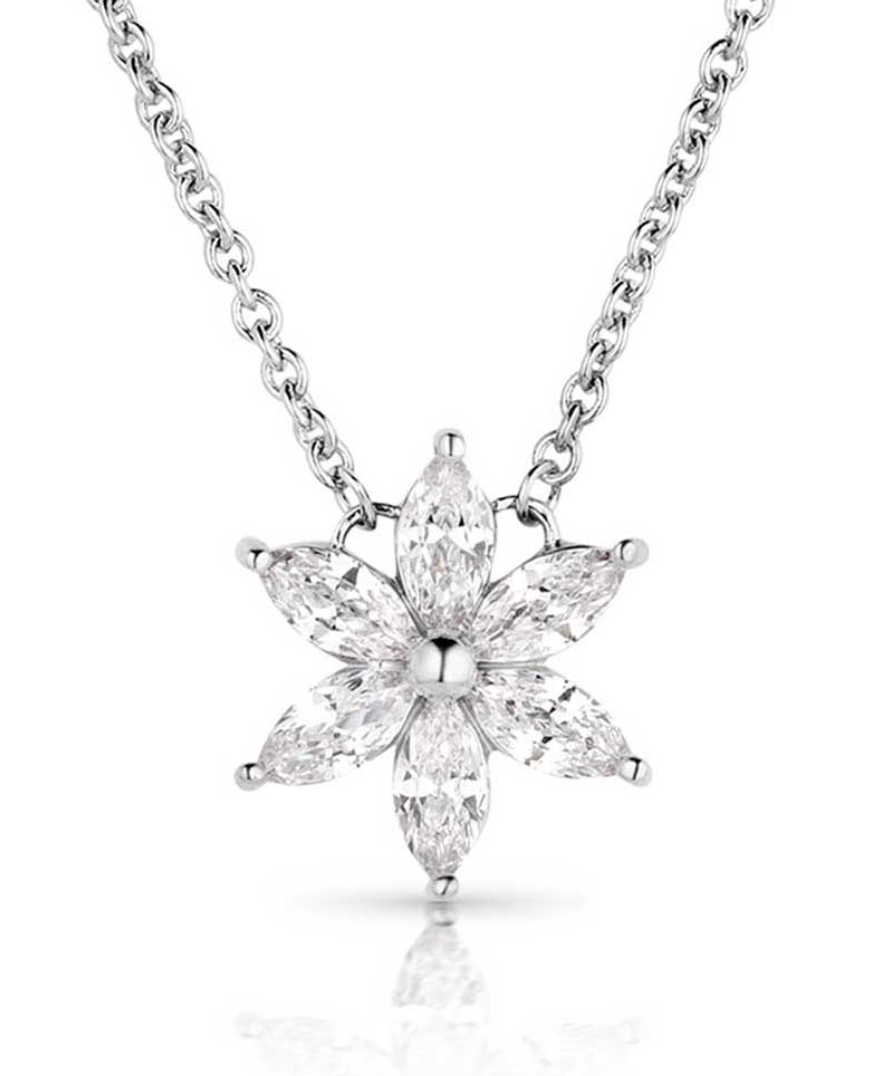 Montana Silversmith Floral Cheer Crystal Necklace.