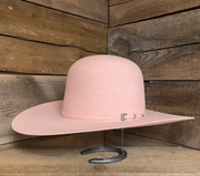 Rodeo King 7X Powder Pink 4 1/4" Felt Hat