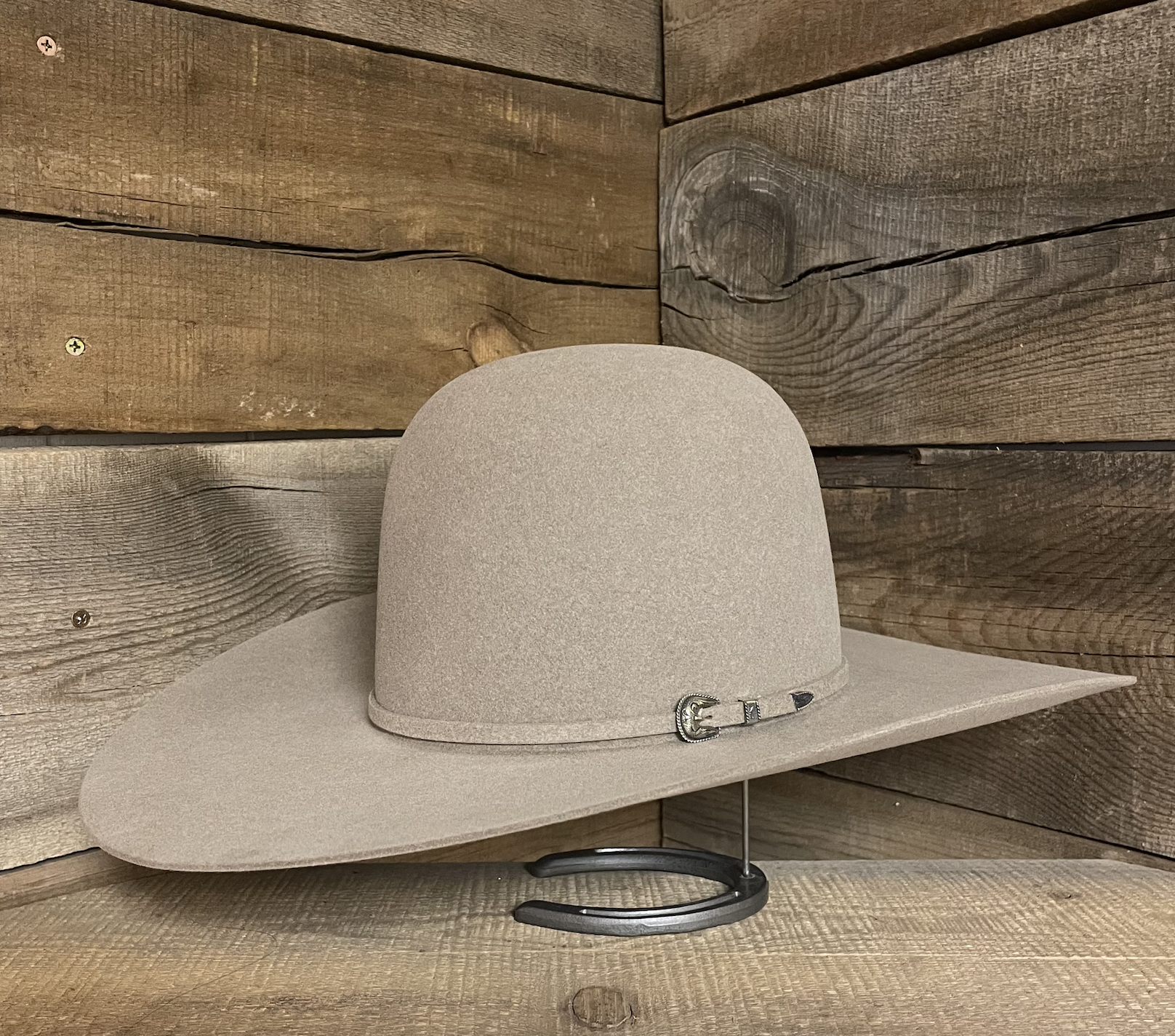 Rodeo King 30X Natural 4 1/2" Felt Hat