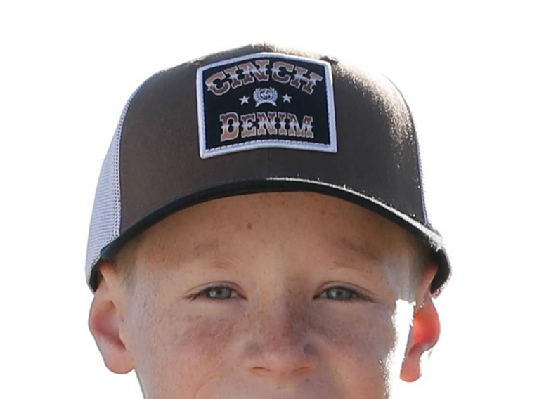 Cinch Boy's Brown Trucker Cap