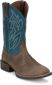 Justin Men's Canteer Blue Buffalo Boot