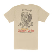 Sendero Official Western Cream Graphic Tee